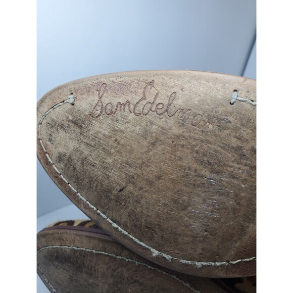 Sam Edelman Petty Cheatah Print Cow Hide Womens Booties Sz 6.5 *Read City Chic - Picture 11 of 14